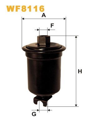 WIX FILTERS Топливный фильтр WF8116